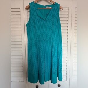 Calvin Klein Teal Midi Dress